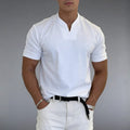 Giorgio Lightweight Breathable V Neck T-Shirt – Tailored Everyday Shirt