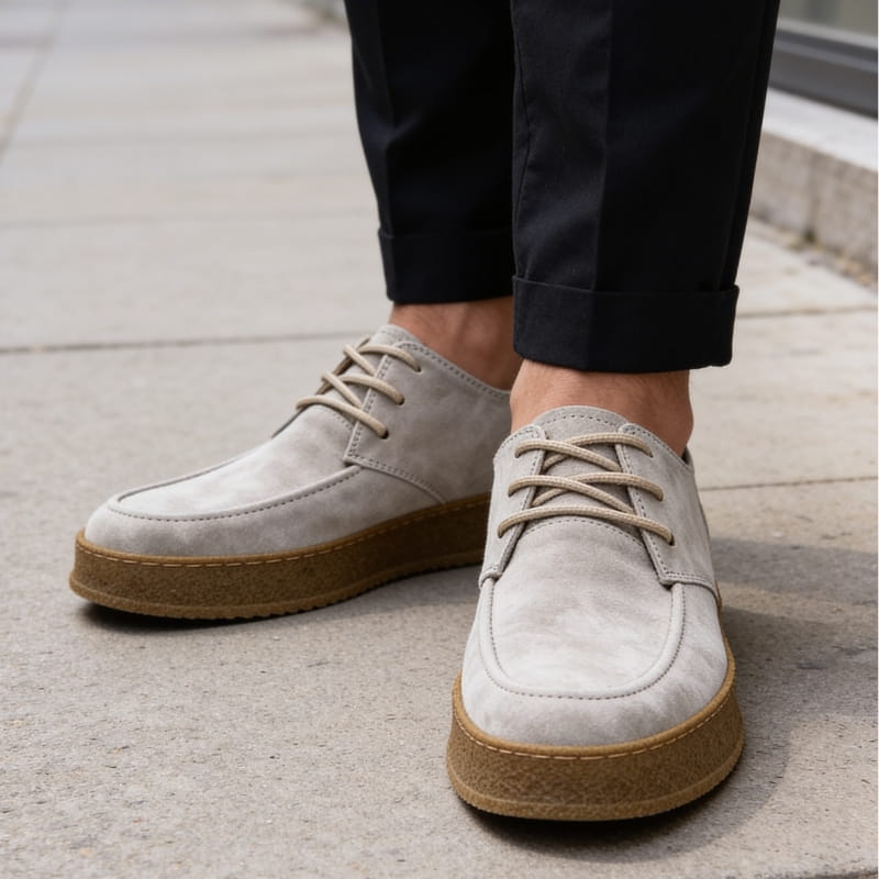 Lucento Italian Suede Shoes – Premium Comfort Casual Leather Shoes