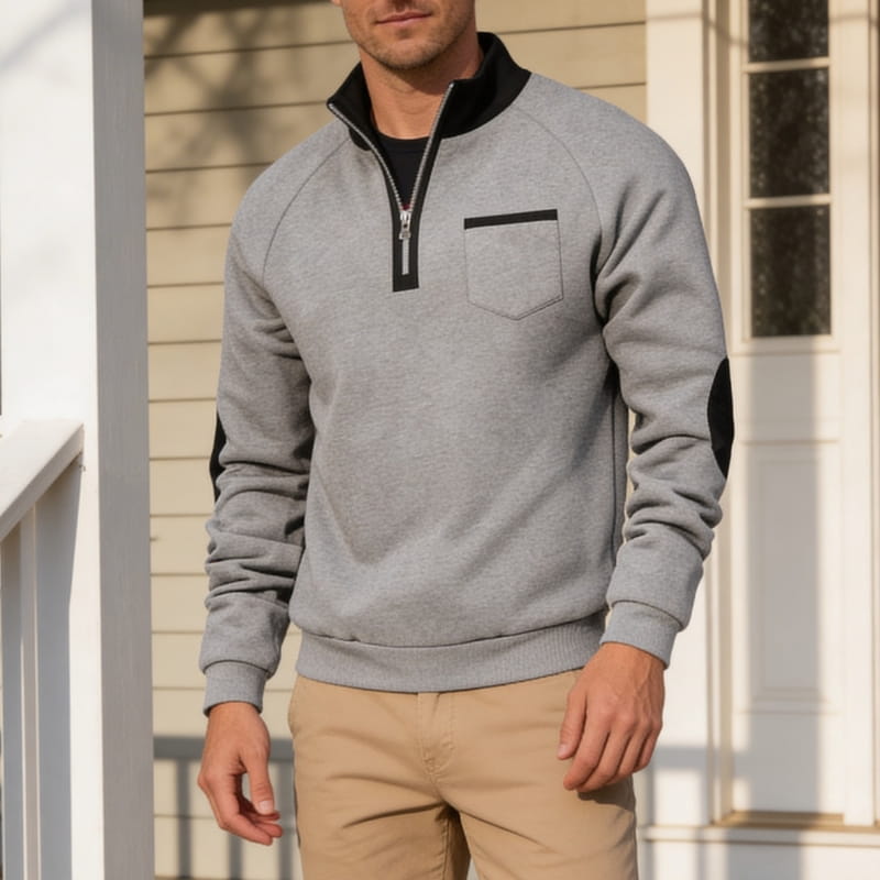 Giovani Fleece Quarter-Zip Sweatshirt – Soft Warm Everyday Pullover