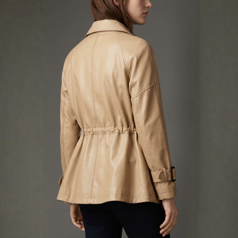 Elara Women’s Sheepskin Leather Jacket