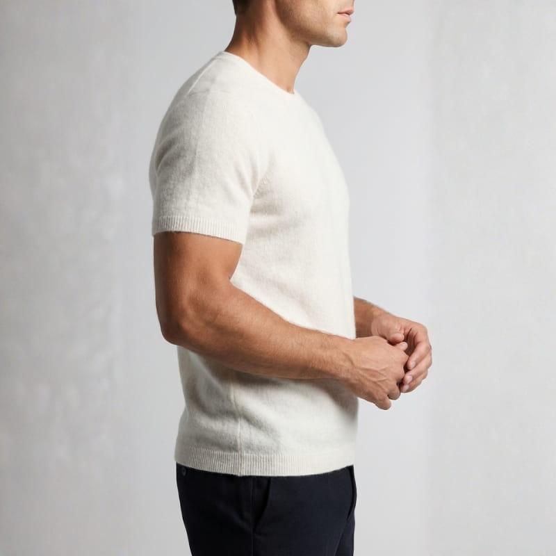 Carson Cashmere Luxe Tee – Lightweight Everyday Knitwear