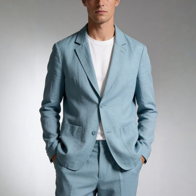 Lorenzo Amalfi Linen Blazer – Lightweight Breathable Summer Blazer