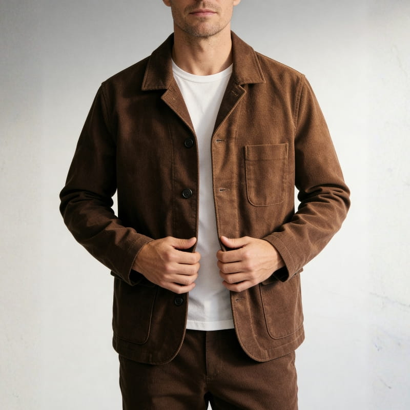 Mikael Cotton Utility Jacket – Lightweight Durable Casual Outerwear
