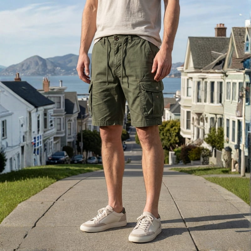Mateo Classic Cotton Cargo Shorts – Durable Everyday Utility Shorts