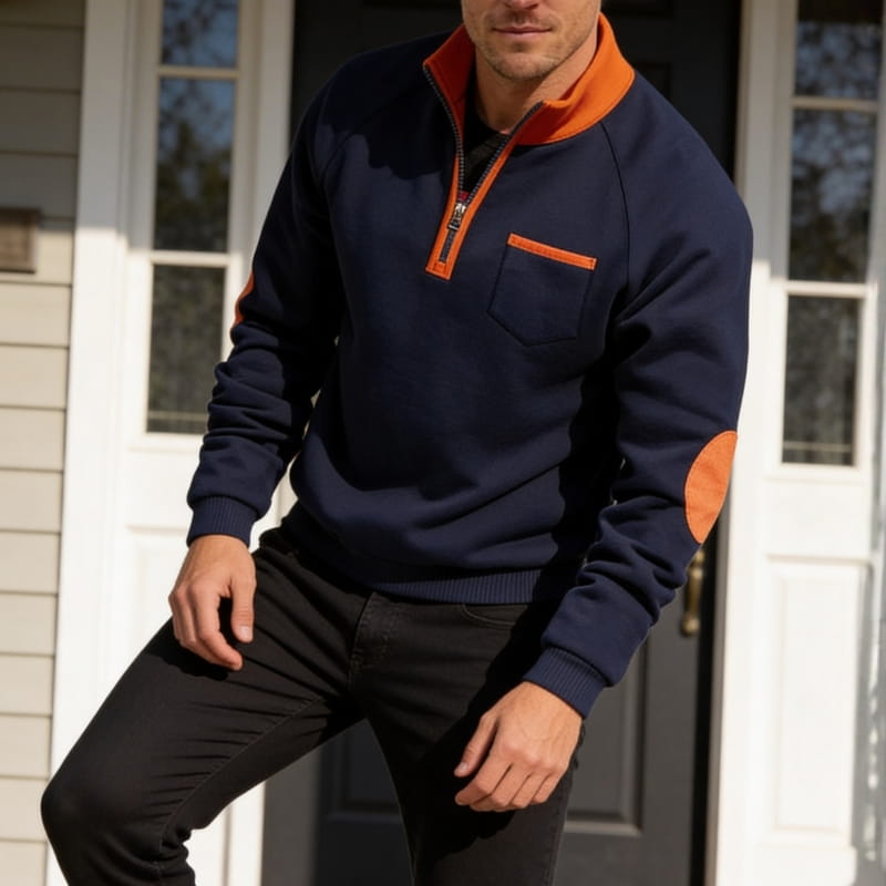 Giovani Fleece Quarter-Zip Sweatshirt – Soft Warm Everyday Pullover