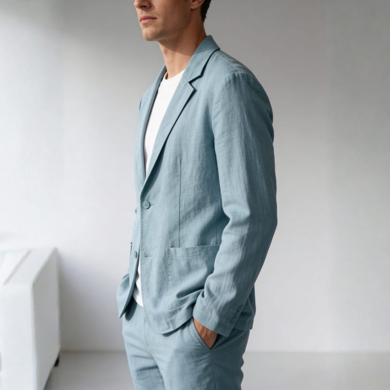 Lorenzo Amalfi Linen Blazer – Lightweight Breathable Summer Blazer