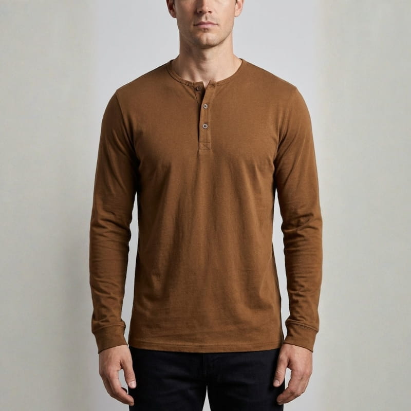 Calloway Long Sleeve Henley – Versatile Casual Top