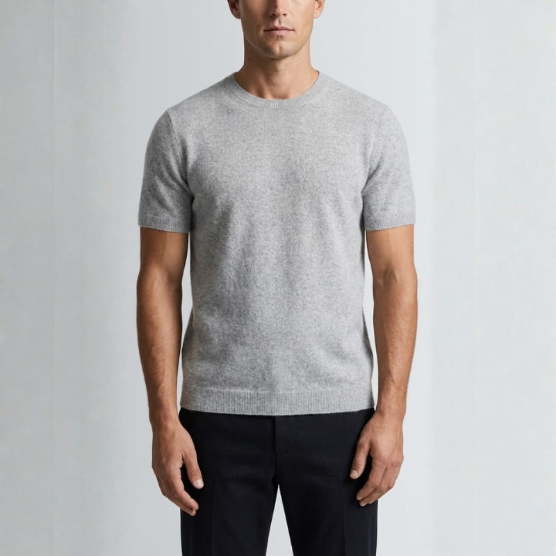 Carson Cashmere Luxe Tee – Lightweight Everyday Knitwear