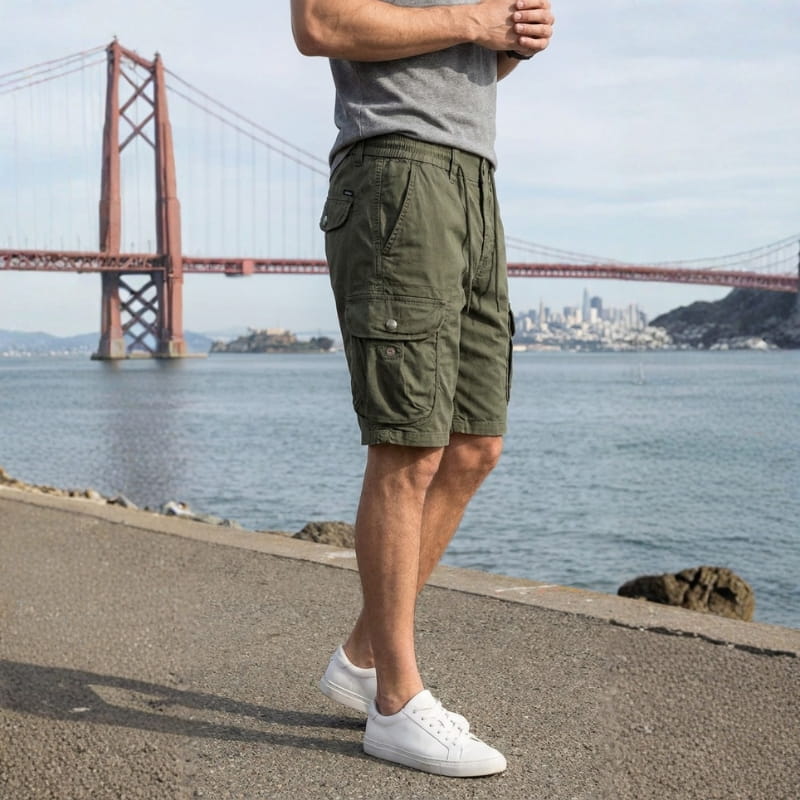 Mateo Classic Cotton Cargo Shorts – Durable Everyday Utility Shorts