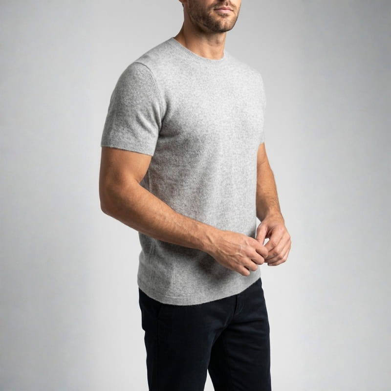 Carson Cashmere Luxe Tee – Lightweight Everyday Knitwear