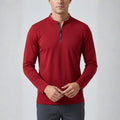 Brennan Half Zip Cotton Polo Shirt – Sleek Everyday Performance Top
