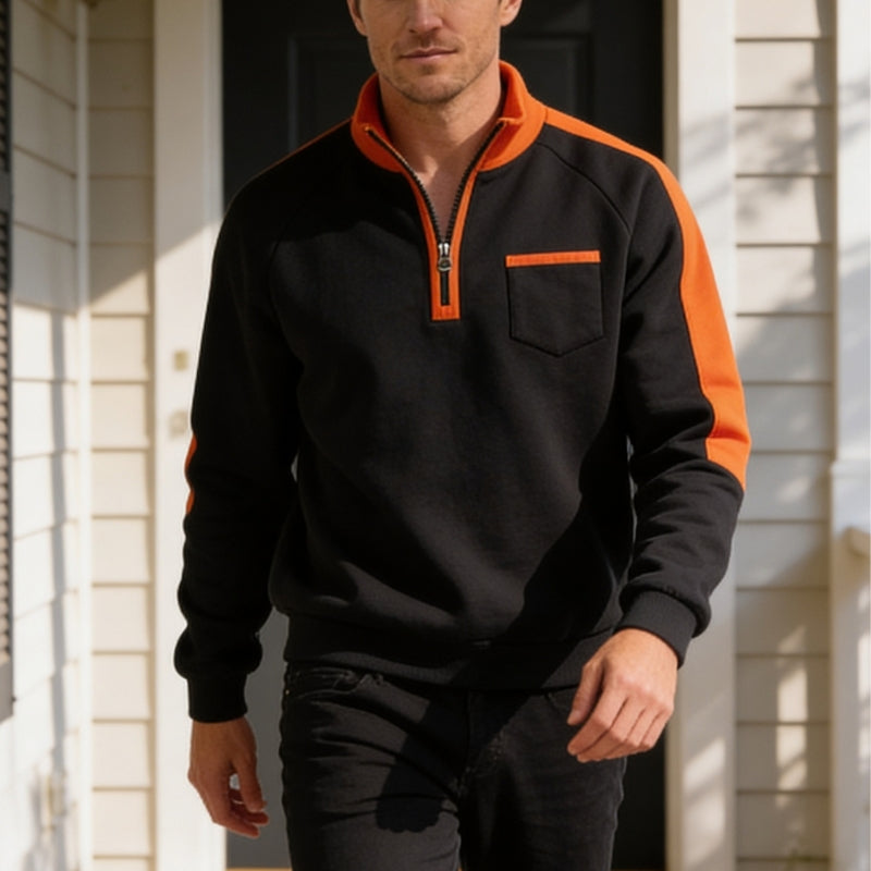 Giovani Fleece Quarter-Zip Sweatshirt – Soft Warm Everyday Pullover