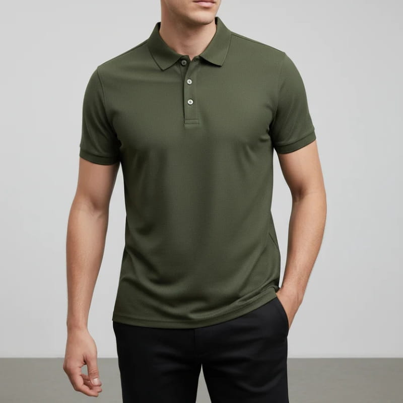 Daxton Performance Polo Shirt – Stretch Athletic Smart-Casual Top