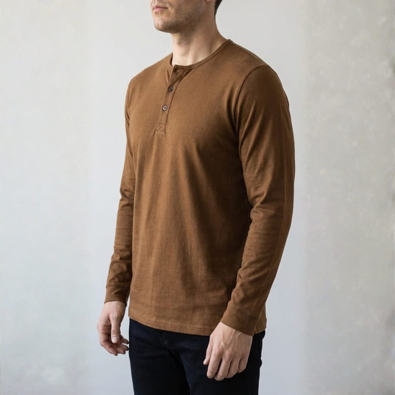 Calloway Long Sleeve Henley – Versatile Casual Top
