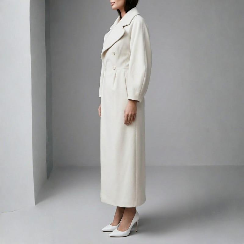 Victoria Wool Wrap Coat