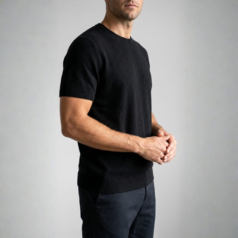 Carson Cashmere Luxe Tee – Lightweight Everyday Knitwear