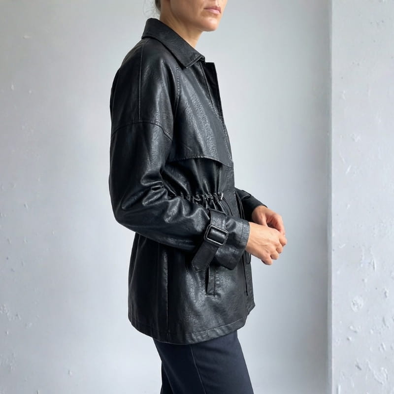 Elara Women’s Sheepskin Leather Jacket