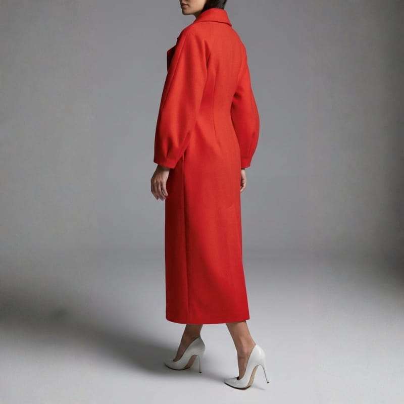 Victoria Wool Wrap Coat