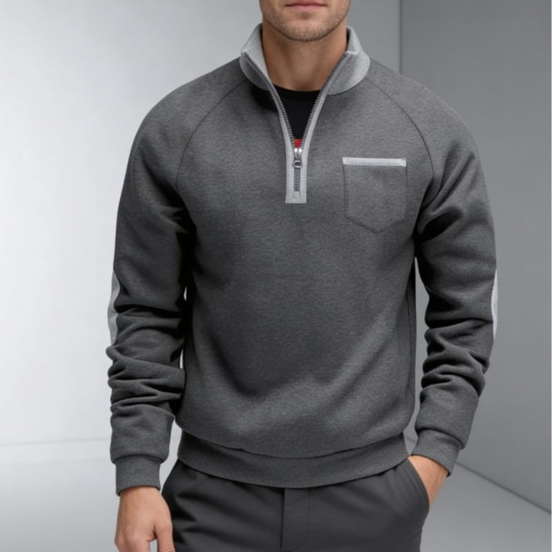 Giovani Fleece Quarter-Zip Sweatshirt – Soft Warm Everyday Pullover