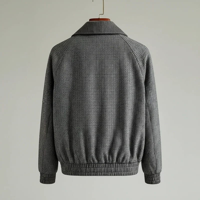 Kevin Cotton Blend Zip Jacket – Tailored Lightweight Sport Coat