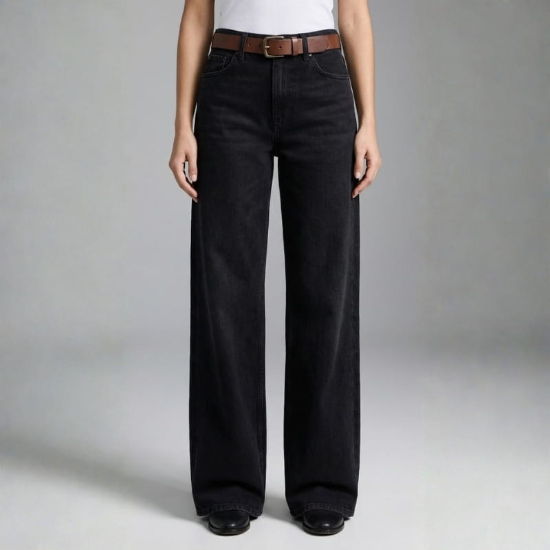 Shermaine Soft-Touch Wide-Leg Trousers