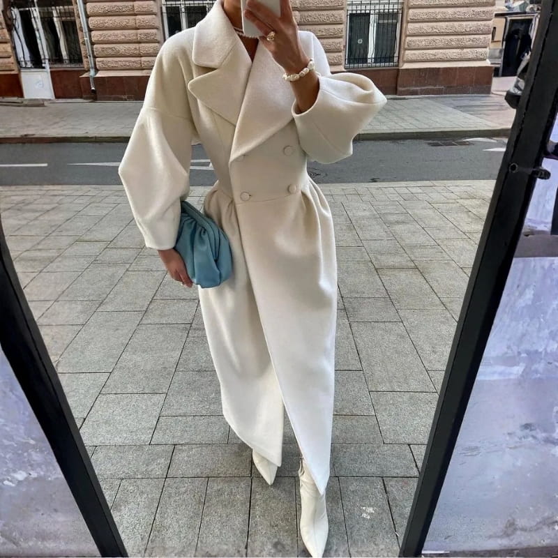 Victoria Wool Wrap Coat