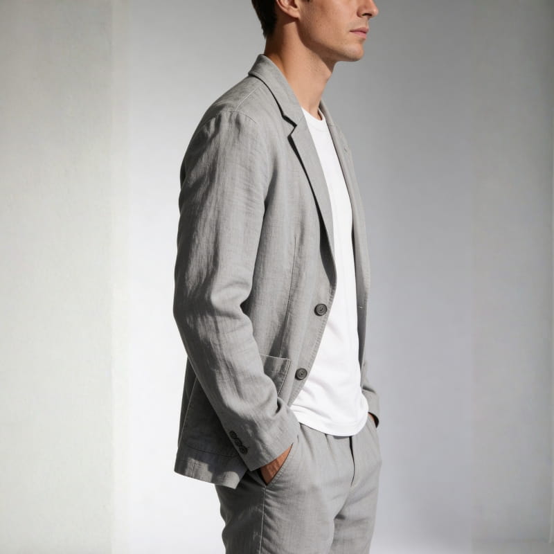 Lorenzo Amalfi Linen Blazer – Lightweight Breathable Summer Blazer
