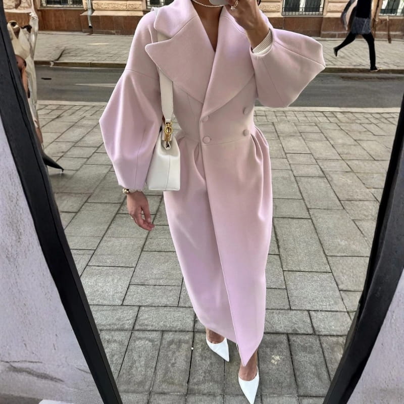 Victoria Wool Wrap Coat