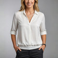 Francesca Silk-Look Relaxed Blouse – Lightweight Luxe Everyday Top