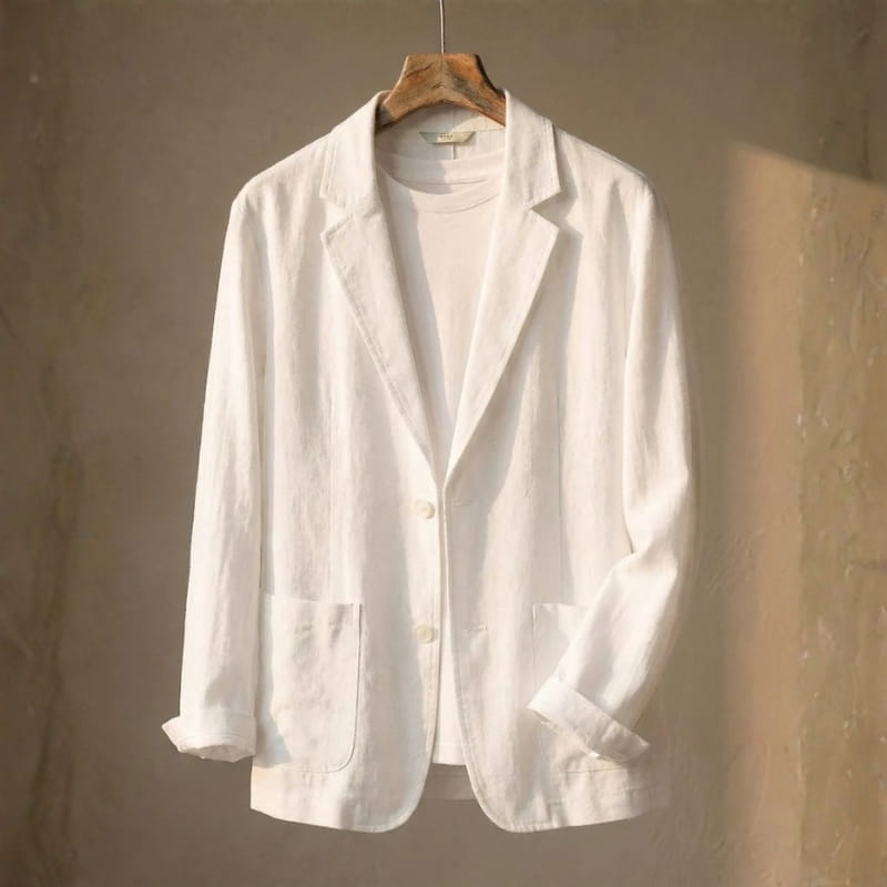 Lorenzo Amalfi Linen Blazer – Lightweight Breathable Summer Blazer