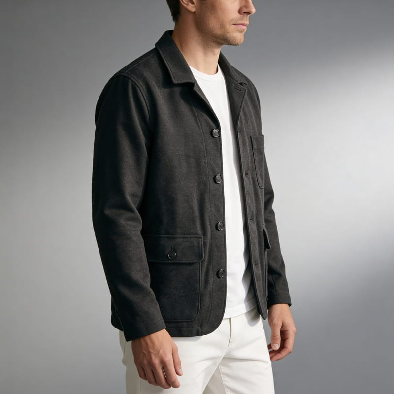 Mikael Cotton Utility Jacket – Lightweight Durable Casual Outerwear