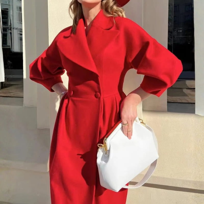 Victoria Wool Wrap Coat