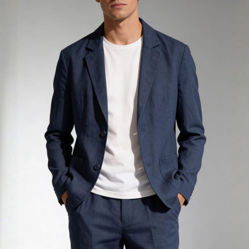 Lorenzo Amalfi Linen Blazer – Lightweight Breathable Summer Blazer