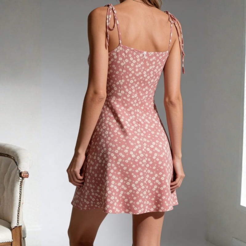 Bettina Breathable Summer Dress – Lightweight Flowing Silhouette Mini Dress