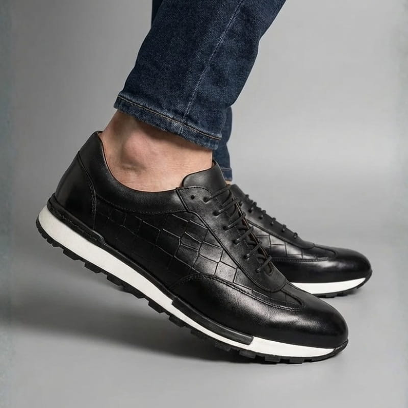 Marcello Genuine Leather Sneakers – Premium Casual Dress Footwear
