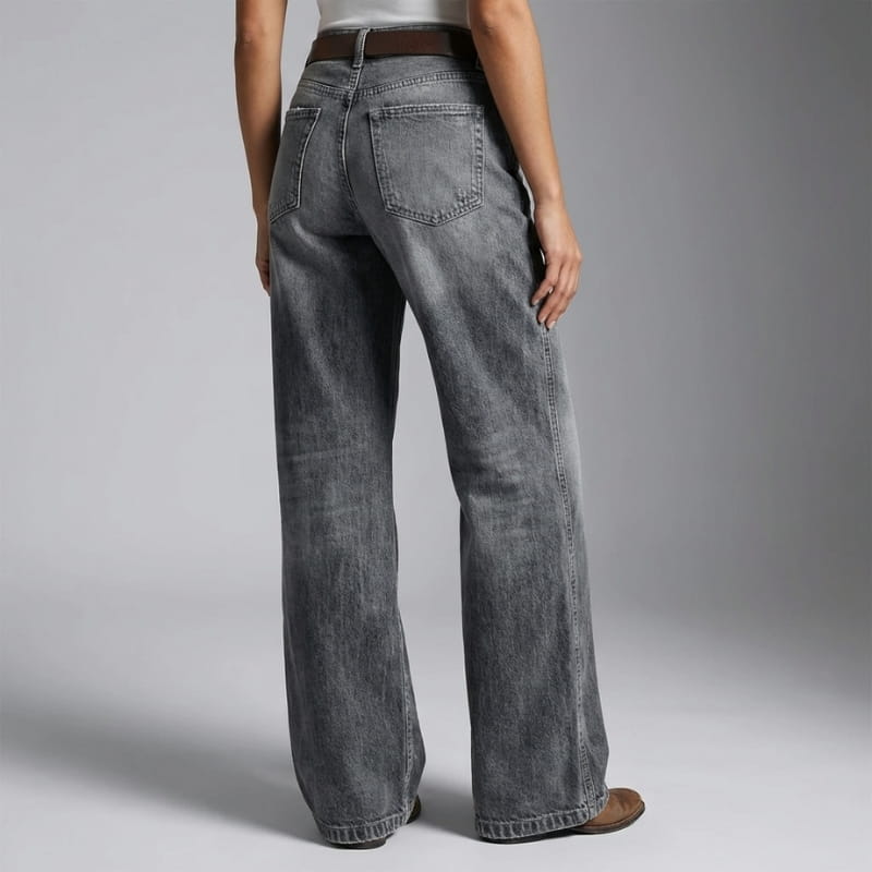 Shermaine Soft-Touch Wide-Leg Jeans – Relaxed Everyday Pants