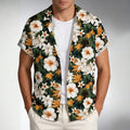 Randy Tropical Floral Button-Up Shirt – Lightweight Summer Shirt