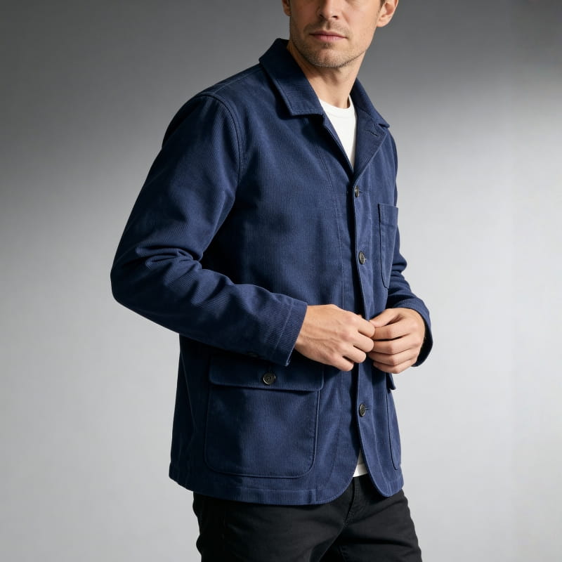 Mikael Cotton Utility Jacket – Lightweight Durable Casual Outerwear
