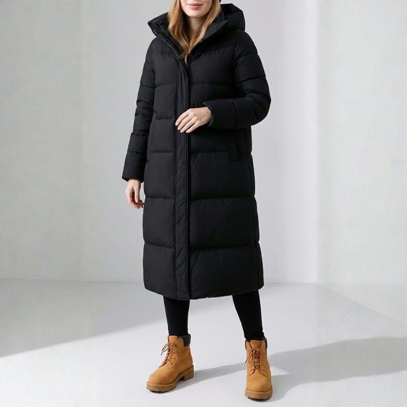 Aurora Long Puffer Coat – Women’s Insulated Winter Jacket