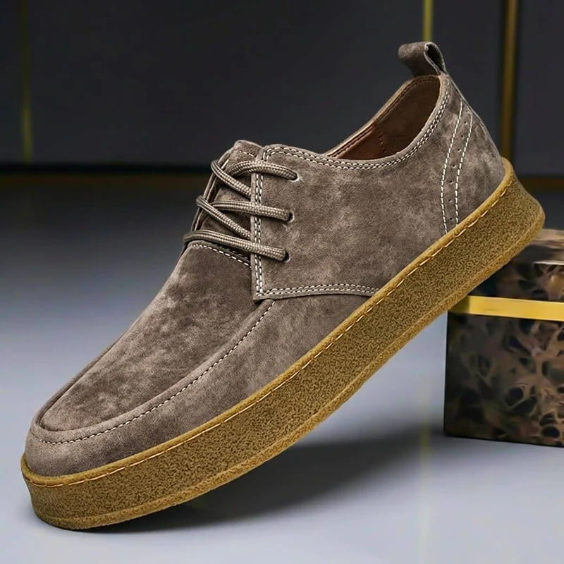 Lucento Italian Suede Shoes – Premium Comfort Casual Leather Shoes