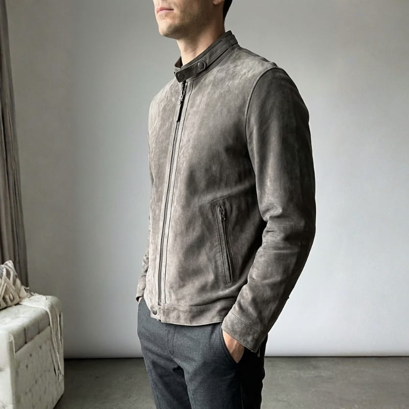 Montaro Suede Rider Jacket