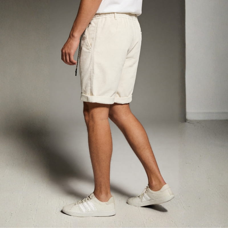 Arnel Soft Corduroy Elasticated Shorts – Relaxed Fit Summer Shorts