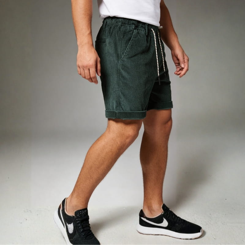 Arnel Soft Corduroy Elasticated Shorts – Relaxed Fit Summer Shorts