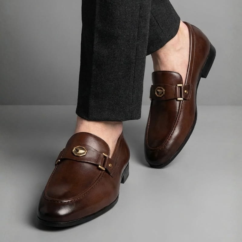 Gabriel Men’s Leather Loafers – Polished Italian Craft Shoes