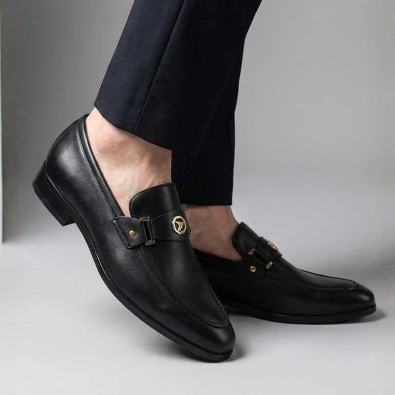 Gabriel Men’s Leather Loafers – Polished Italian Craft Shoes