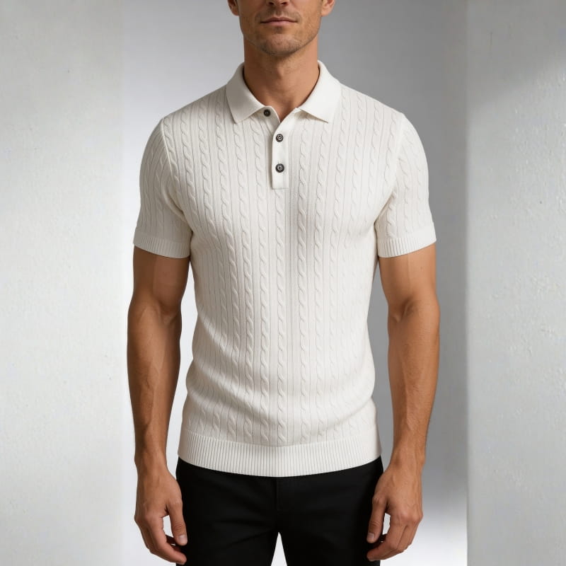 Reymond Soft-Knit Tailored Polo – Breathable Structured Everyday Shirt