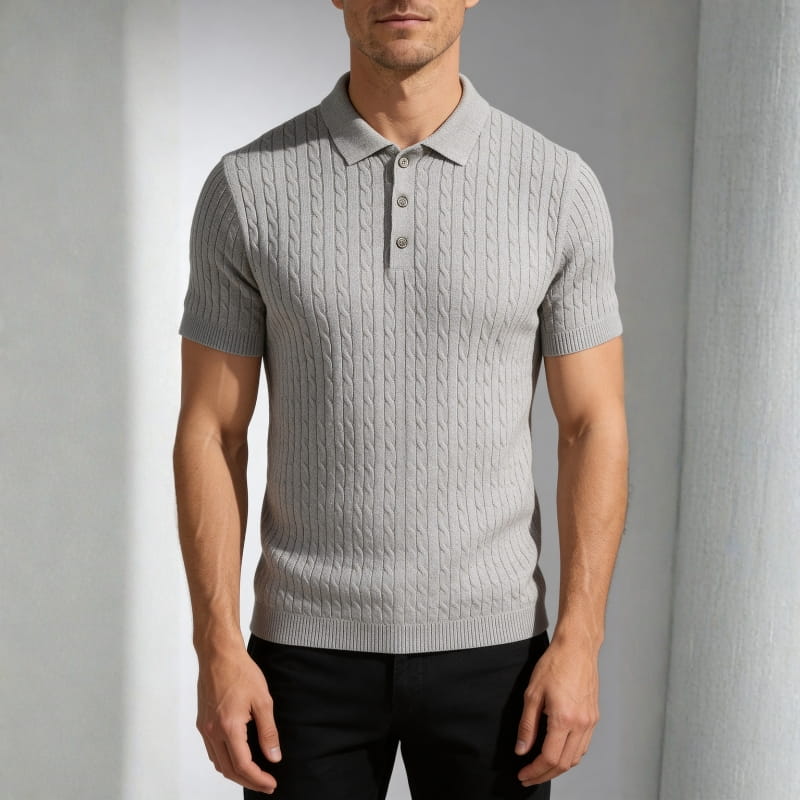 Reymond Soft-Knit Tailored Polo – Breathable Structured Everyday Shirt