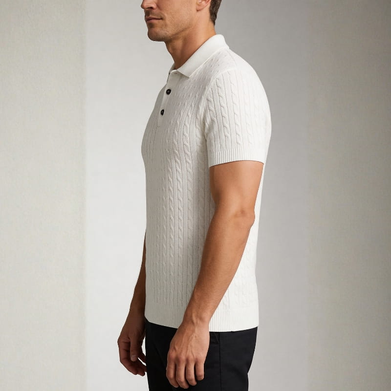 Reymond Soft-Knit Tailored Polo – Breathable Structured Everyday Shirt