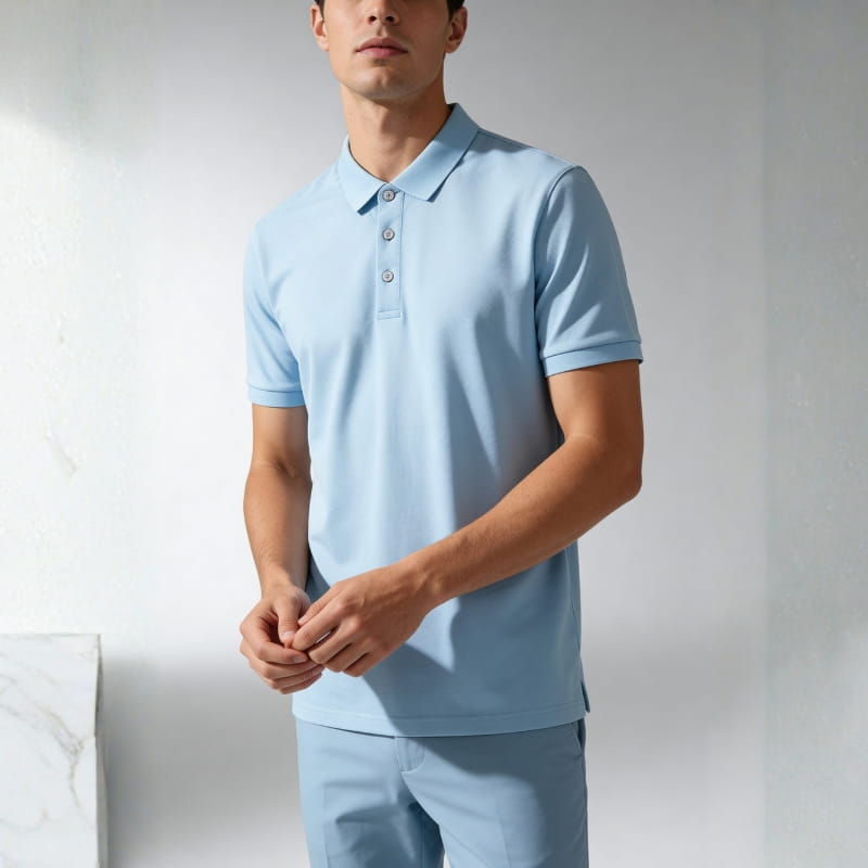 Daxton Performance Polo Shirt – Stretch Athletic Smart-Casual Top