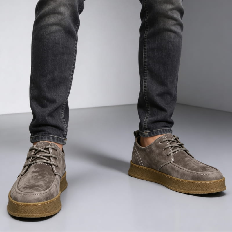 Lucento Italian Suede Shoes – Premium Comfort Casual Leather Shoes